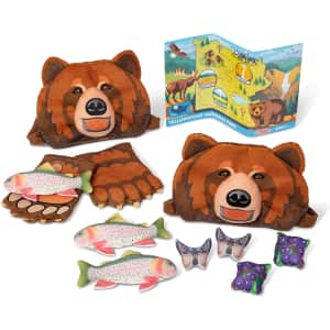 Melissa & Doug Yellowstone National Park Grizzly Bear Games and Pretend Play Set for $25