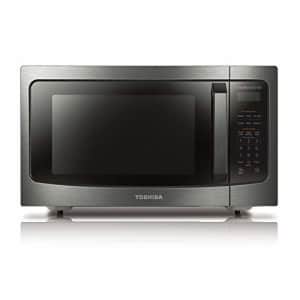 TOSHIBA ML-EM45P(BS) Countertop Microwave Oven with Smart Sensor and Position Memory Turntable, for $250