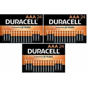 Duracell - CopperTop AAA Alkaline Batteries - Long Lasting, All-Purpose Triple A Battery for for $72 Duracell - CopperTop AAA Alkaline Batteries - Long Lasting, All-Purpose Triple A Battery for for $72
