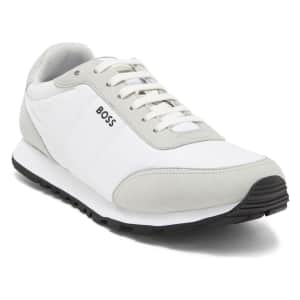 Men's Contemporary Shoes Flash Sale at Nordstrom Rack. Pictured are the Boss Men's Parkour Sneakers for $79.97 (low by $40)