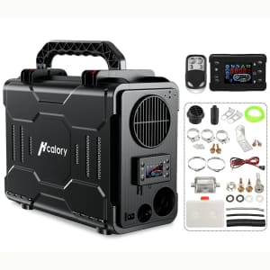 Hcalory 12V 5KW Diesel Air Heater for $150