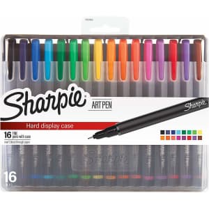 Sharpie Fine Point Art Pens 16-Pack for $14 Sharpie Fine Point Art Pens 16-Pack for $14