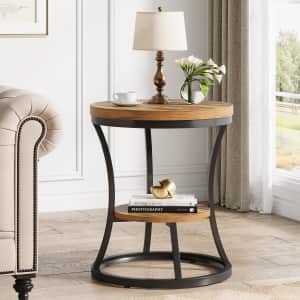 Condemo 2-Tier Round End Table for $59 Condemo 2-Tier Round End Table for $59