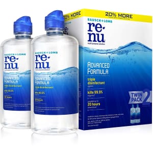 Bausch & Lomb ReNu Contact Lens Solution 12-Oz. Bottle 2-Pack for $7 Bausch & Lomb ReNu Contact Lens Solution 12-Oz. Bottle 2-Pack for $7