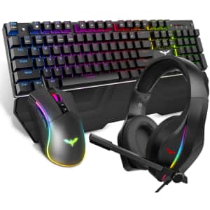 Havit RGB Mechanical Keyboard, Mouse, and Gaming Headset for $55 Havit RGB Mechanical Keyboard, Mouse, and Gaming Headset for $55