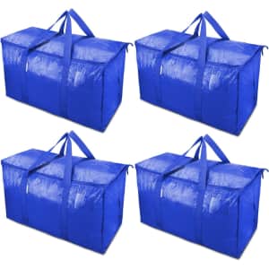Ticonn Extra Large Zippered Moving Bags from $13 Ticonn Extra Large Zippered Moving Bags from $13