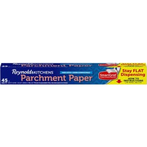Reynolds Kitchens Stay Flat Parchment Paper 15" x 36-Foot Roll for $4