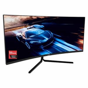 VIOTEK GNV34DBE 34-Inch Curved Gaming Monitor | 144Hz UWQHD 4ms | 2X HDMI 2.0, 2X DisplayPort 1.4, for $400