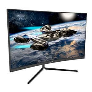 VIOTEK GNV27DB 27-Inch Curved QHD Gaming Monitor | 144Hz 2560x1440p 4.8ms (OD) | 1500R Curvature, for $438
