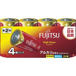 Fujitsu [High Power] Alkaline Batteries AA 1.5V 4 Pieces Pack Made in Japan LR14FH(4S) for $13