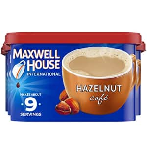 Maxwell House International Hazelnut Caf-Style Instant Coffee Beverage Mix (4 ct Pack, 9 oz for $35