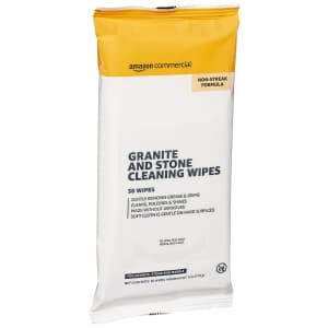 AmazonCommercial 120-Count Granite & Stone Cleaning Wipes for $9
