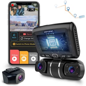 Rexing S1 PRO 1080p 3-Channel WiFi Dash Cam for $180
