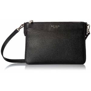 Kate Spade New York Women's Margaux Medium Convertible Crossbody Bag, Black, One Size for $130 Kate Spade New York Women's Margaux Medium Convertible Crossbody Bag, Black, One Size for $130