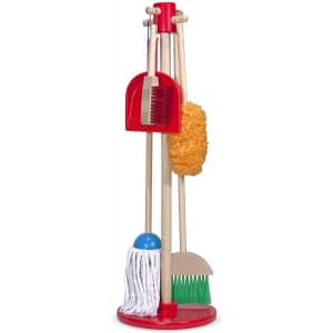 Melissa & Doug Let's Play House! Dust, Sweep, & Mop 6-Piece Set for $14