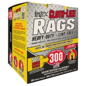 Intex Cloth-Like Rags 300-Pack for $9