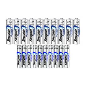 Energizer 10 AA + 10 AAA Ultimate Lithium Long Lasting Leakproof Batteries Bulk for $49