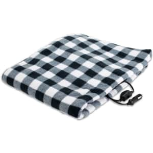 Treksafe 12V Heated Travel Blanket for $8