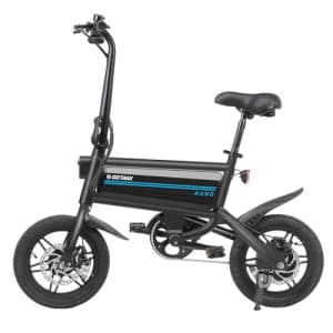 Gotrax Nano 14" Folding Electric Bike, Max Range 25Miles(Pedal-Assist) & Max Speed 15.5Mph, Power for $450