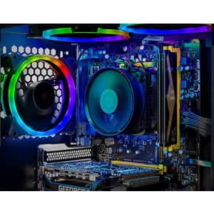 SkyTech Shadow Gaming Computer PC Desktop - Ryzen 5 3600 6-Core 3.6GHz, GTX 1660 Ti 6G, 500G SSD, for $1,200