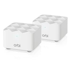 NETGEAR Orbi Whole Home Mesh WiFi System (RBK12) Router Replacement Covers up to 3,000 sq. ft. with for $85