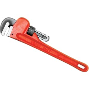 Performance Tools 10" Pipe Wrench for $12