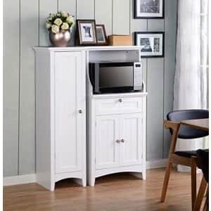 American Furniture Classics OS Home and Office Microwave/Coffee Maker Utility Cabinet Kitchen cart, for $148