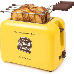 Nostalgia Deluxe Grilled Cheese Sandwich Toaster for $30