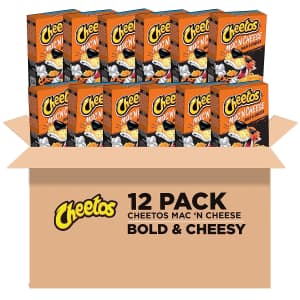 Cheetos Mac 'n Cheese Bold & Cheesy 5.9-oz Box 12-Pack for $9 via Sub & Save