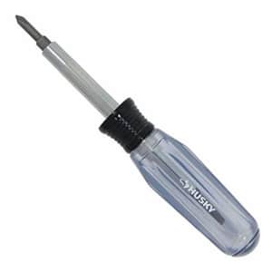 Husky 6 in 1 Reversible screwdriver Flat head and Phillips for $20