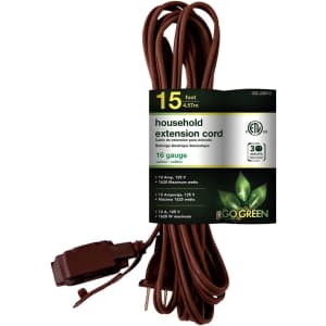 GoGreen Power 15-Foot 16/2 Household Extension Cord for $6 GoGreen Power 15-Foot 16/2 Household Extension Cord for $6