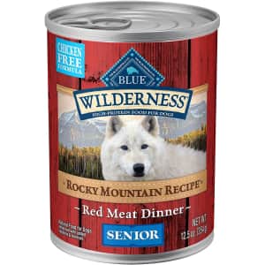 Blue Buffalo Wilderness Senior Red Meat Dinner 12-Pack for $39