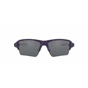Oakley Men's OO9188 Flak 2.0 XL Rectangular Sunglasses, Electric Purple Shadow/Prizm Black, 59 mm for $87