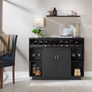 Furniture of America Nausta 10-Bottle Wine Cabinet for $260 Furniture of America Nausta 10-Bottle Wine Cabinet for $260
