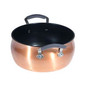 Epicurious Cookware Collection- Dishwasher Safe Oven Safe, Nonstick Aluminum 11 Piece Copper for $140 Epicurious Cookware Collection- Dishwasher Safe Oven Safe, Nonstick Aluminum 11 Piece Copper for $140