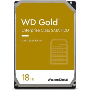 WD Gold 18TB Enterprise Class 3.5" Hard Drive for $300