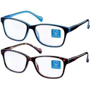 K Kenzhou Blue Light Blocking Computer Glasses 2-Pack for $16