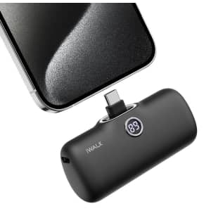 iWalk 4,800mAh Portable Charger for iPhone for $30