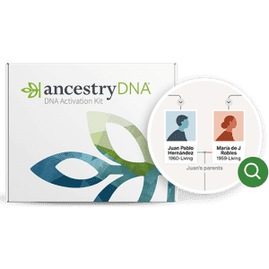 AncestryDNA Genetic Ethnicity Test w/ 3-month Ancestry Subscription
