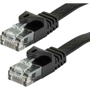Monoprice 3-Foot Cat5e Ethernet Patch Cable for $4