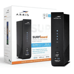 Arris Cable Modems at Woot. Pictured is the Refurb Arris SURFboard DOCSIS 3.0 32x8 Cable Modem & AC2350 Dual-Band WiFi Router for $69.99 (over $100 elsewhere)