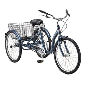 Schwinn Meridian Adult Tricycle, Three Wheel Cruiser Bike, 24-Inch Wheels, Low Step-Through for $480