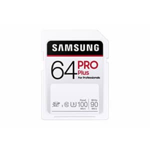 SAMSUNG PRO Plus SDXC Full Size SD Card 64GB (MB SD64H), MB-SD64H/AM for $17 SAMSUNG PRO Plus SDXC Full Size SD Card 64GB (MB SD64H), MB-SD64H/AM for $17