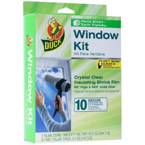 Duck 10-Window Shrink Film Insulator Kit for $10