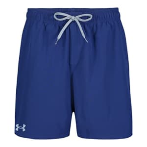 Under Armour Men's Standard Compression Lined Volley, Swim Trunks, Shorts with Drawstring Closure & for $40