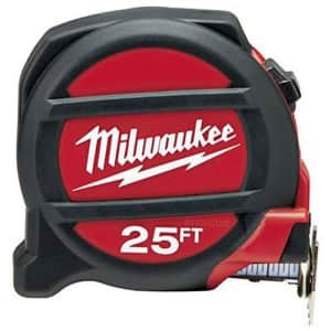 MILWAUKEE ELEC TOOL 48-22-5126 Tape Measure, 25' for $25 MILWAUKEE ELEC TOOL 48-22-5126 Tape Measure, 25' for $25