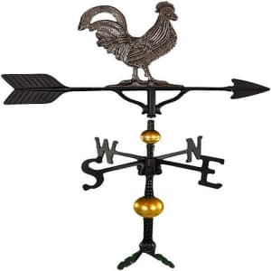 Montague Metal Products 32" Iron Rooster Weathervane for $61