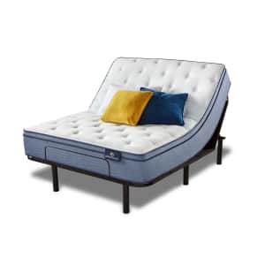 Serta Perfect Sleeper Ashbrook 2.0 Eurotop Queen Mattress + Motion Essentials IV Adjustable Base Set for $1,078 for members