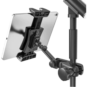 Jubor Tablet Holder for Microphone Stand for $15 Jubor Tablet Holder for Microphone Stand for $15