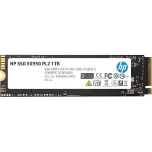HP EX950 1TB M.2 2280 NVMe Internal Solid State Drive for $118 HP EX950 1TB M.2 2280 NVMe Internal Solid State Drive for $118